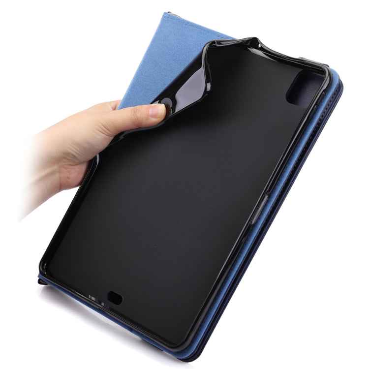 Envelope Horizontal Flip PU Leather Case with Card Slots & Pen Slots & Holder & Wallet & Photo Frame & Shoulder Strap