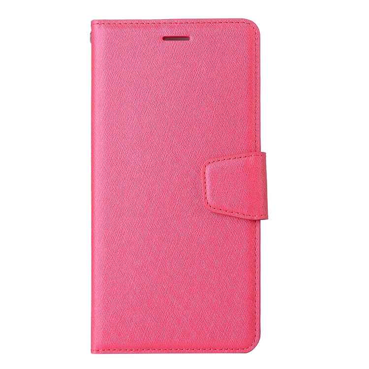 Silk Texture Horizontal Flip Leather Case with Holder & Card Slots & Wallet & Photo Frame