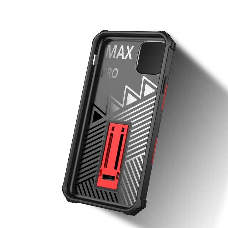 Armor Shockproof TPU + PC Magnetic Protective Case with Holder