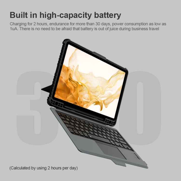 For Samsung Galaxy Tab S8/S8 5G Nillkin Bumper Combo Keyboard Case