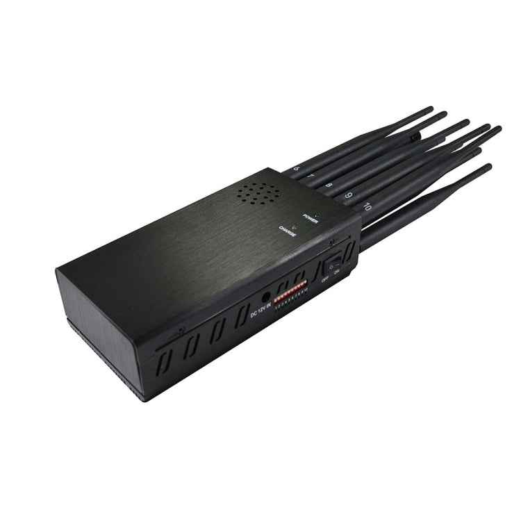 JAX-121A-10D 2G/3G/4G/WIFI/GPS/LOJACK/UHF/VHF 10 Antennas Mobile Signal Jammer, JAX-121A-10D