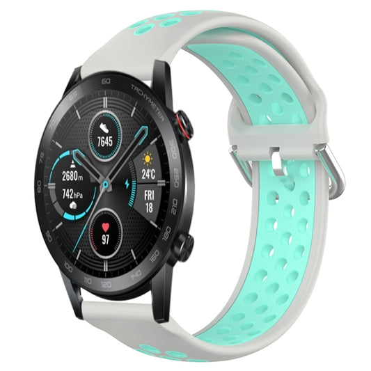 22mm Clasp Two Color Sport Wrist Strap Watchband, For Huawei Honor Magic Watch 2 46mm, For Xiaomi Watch Color, For Huawei Watch GT 46mm / 42mm