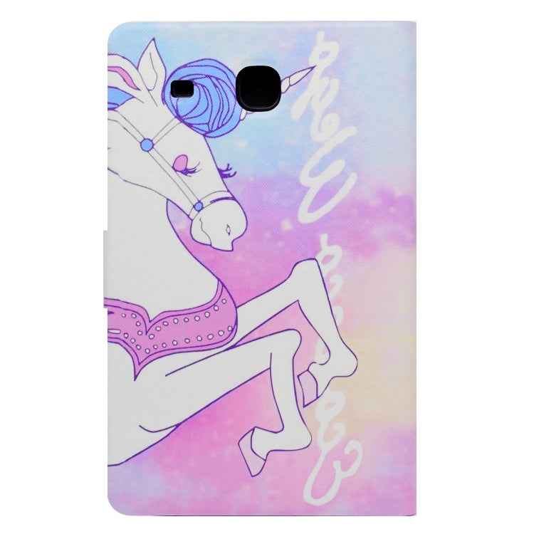 Electric Pressed Left Right Flat Feather Case with Sleep Function Pen Cover & Card Slot & Holder, For Galaxy Tab E T560, For iPad 2 / 3 / 4, For iPad Air, For iPad mini  2 / 3 / 4 / 5, For Huawei T5-10.0, For Huawei T1-701U (7.0), For Huawei T1-A21W (9...