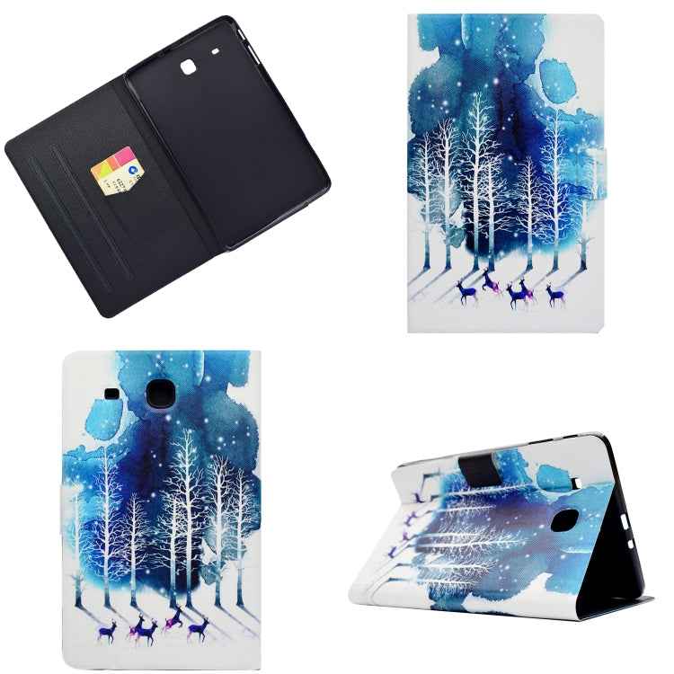 Electric Pressed Left Right Flat Feather Case with Sleep Function Pen Cover & Card Slot & Holder, For Galaxy Tab E T560, For iPad 2 / 3 / 4, For iPad Air, For iPad mini  2 / 3 / 4 / 5, For Huawei T5-10.0, For Huawei T1-701U (7.0), For Huawei T1-A21W (9...