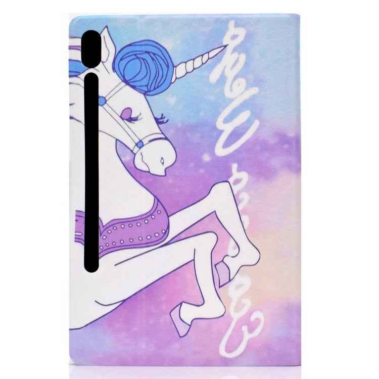 Electric Pressed Left Right Flat Feather Case with Sleep Function Pen Cover & Card Slot & Holder