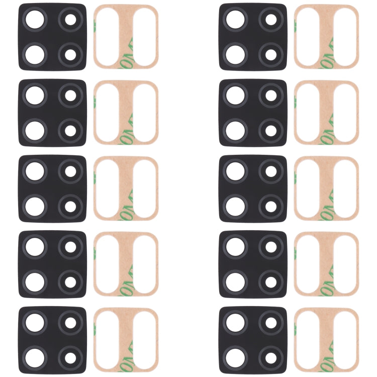 10 PCS Back Camera Lens
