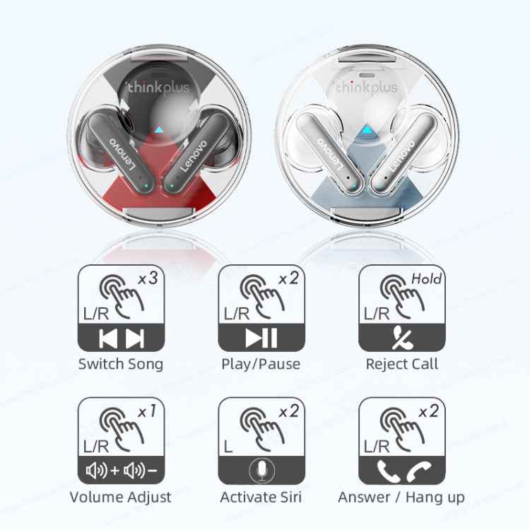 Lenovo LP10 TWS Wireless Bluetooth 5.2 Noise Reduction Earphone with Mic