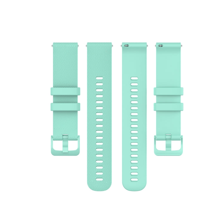 For Polar Ignite 20mm Small Plaid Texture Silicone Wrist Strap Watchband, 20mm