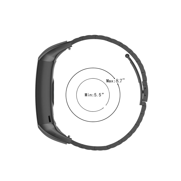 For Huawei Honor Band 4 (CRS-B19) / Honor Band 5 (CRS-B19S) Three Beads Steel Wrist Strap Watchband, For Honor Band 4