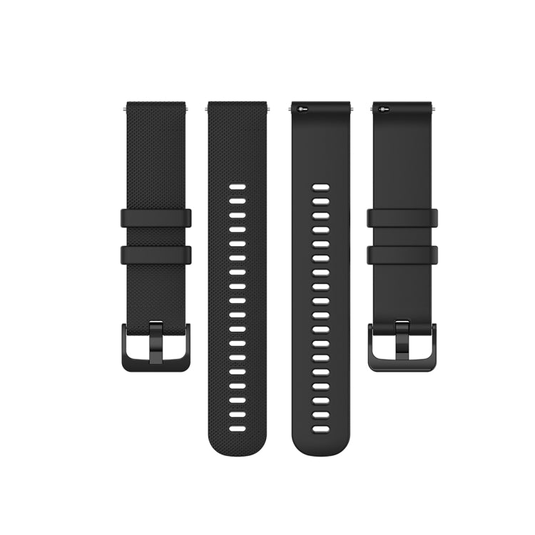 For Xiaomi Watch Color 22mm Small Plaid Texture Silicone Wrist Strap Watchband, 22mm
