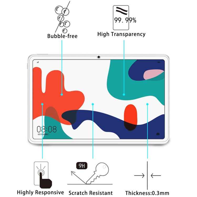 For Huawei MatePad Pro 10.4 9H 0.3mm Explosion-proof Tempered Glass Film