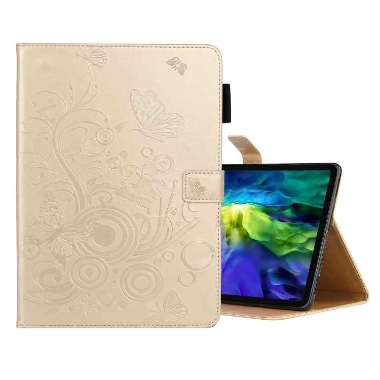 Butterflies Embossing Pattern Horizontal Flip Leather Case with Holder & Card Slot