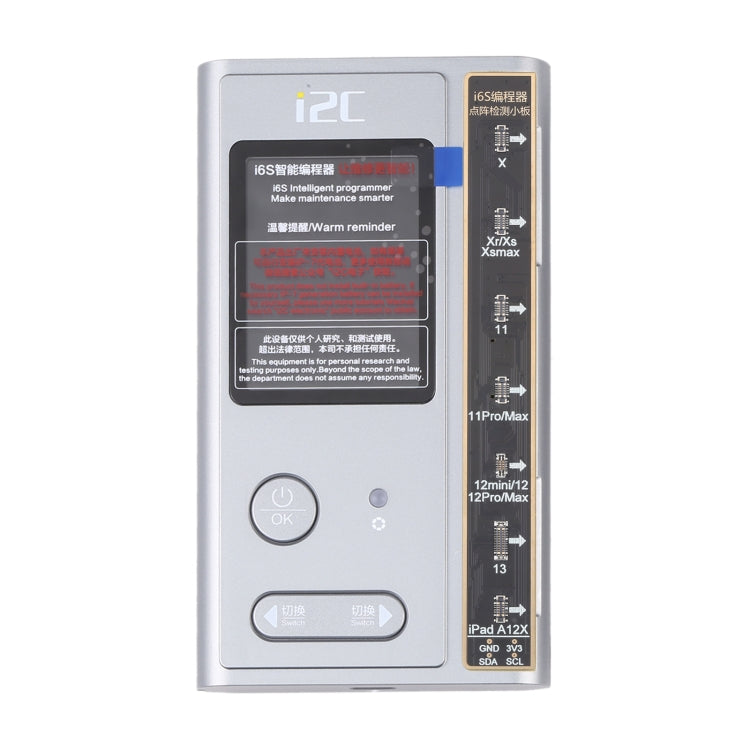 i2C i6S Intelligent Programmer Dot Matrix Test Board for iPhone X-12 Series, Dot Matrix Test Board