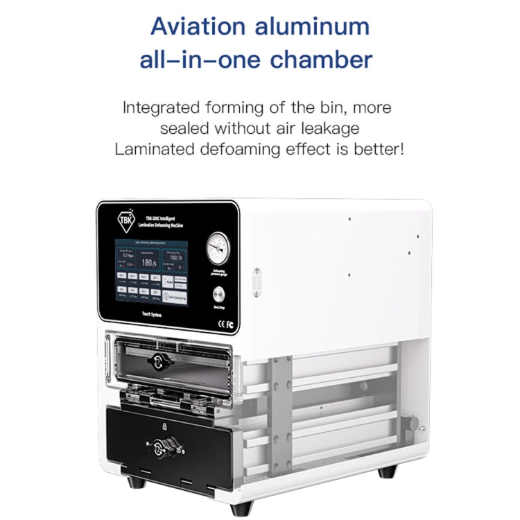 TBK 208C 15-inch Curved Screen Laminating and Defoaming Machine, Plug:US Plug
