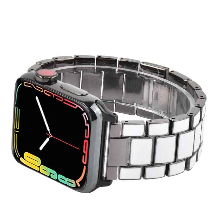 Epoxy Metal Watchband, For Apple Watch 5 & 4 40mm / 3 & 2 & 1 38mm, For Apple Watc 5 & 4 44mm / 3 & 2 & 1 42mm