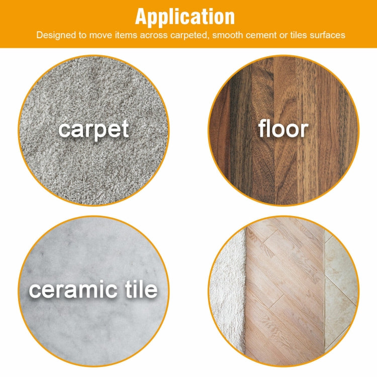 16 in 1 25mm Round Table Chairs Non-slip Foot Mat, 16 in 1 25mm