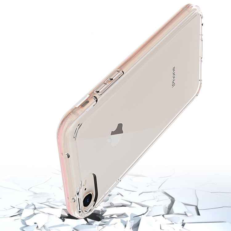 For iPhone SE (2020) Scratchproof TPU + Acrylic Protective Case
