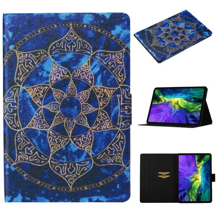 Coloured Drawing Pattern Horizontal Flip Leather Case with Holder & Card Slot & Sleep / Wake-up Function