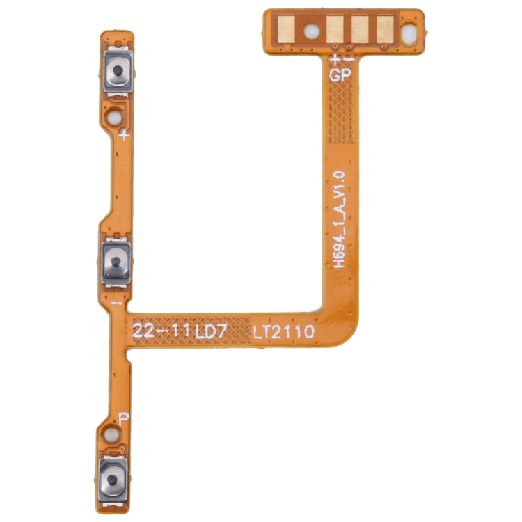 OEM Power Button & Volume Button Flex Cable, For Infinix Zero 8 / Zero 8i X687 X687B, For Infinix Hot 9 Play X680 X680B X680C, For Infinix Note 7 X690B X690, For Infinix Note 7 Lite X656, For Infinix Hot 8 Lite X650, For Tecno Pova LD7�����������������...