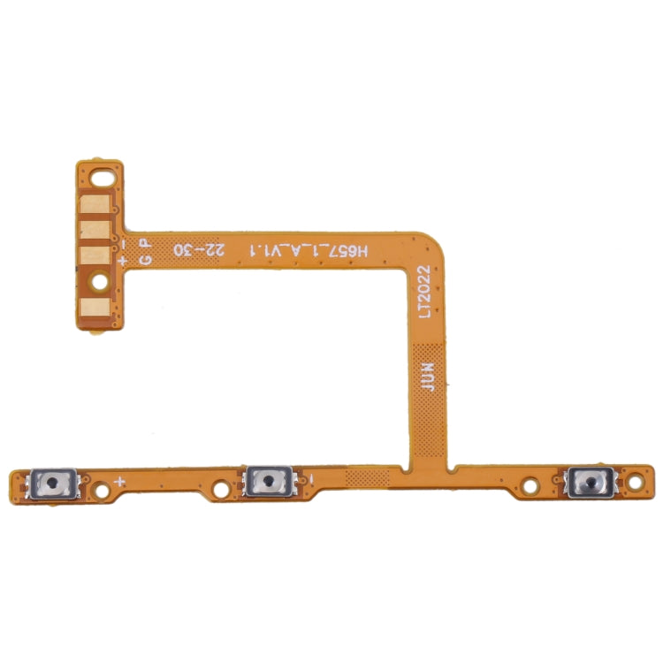 OEM Power Button & Volume Button Flex Cable, For Infinix Zero 8 / Zero 8i X687 X687B, For Infinix Hot 9 Play X680 X680B X680C, For Infinix Note 7 X690B X690, For Infinix Note 7 Lite X656, For Infinix Hot 8 Lite X650, For Tecno Pova LD7�����������������...