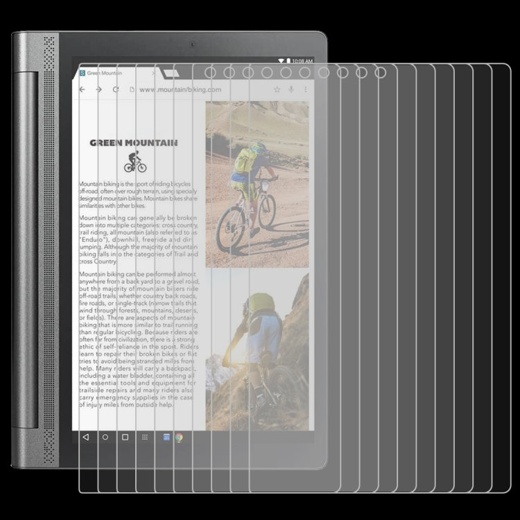 25 PCS For Lenovo Yoga Tab3 Pro-X90Y 10.1 9H 0.3mm Explosion-proof Tempered Glass Film, For Lenovo Yoga Tab3 Pro-X90Y 10.1