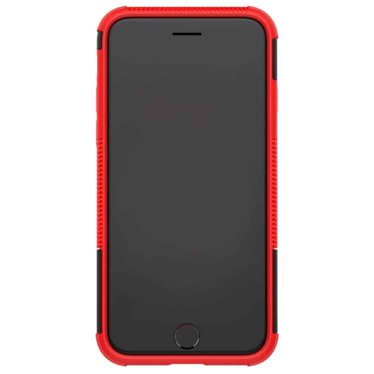 Tire Texture Shockproof TPU+PC Protective Case with Holder