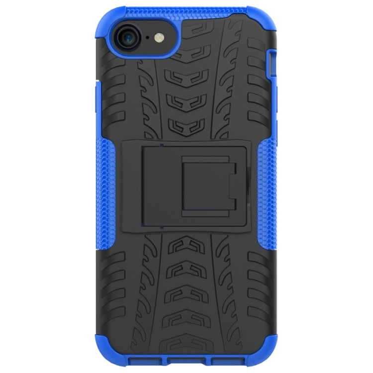 Tire Texture Shockproof TPU+PC Protective Case with Holder