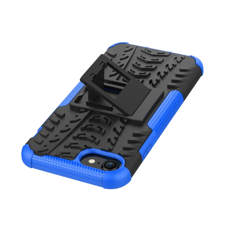 Tire Texture Shockproof TPU+PC Protective Case with Holder