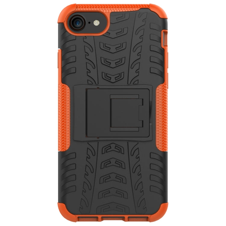Tire Texture Shockproof TPU+PC Protective Case with Holder