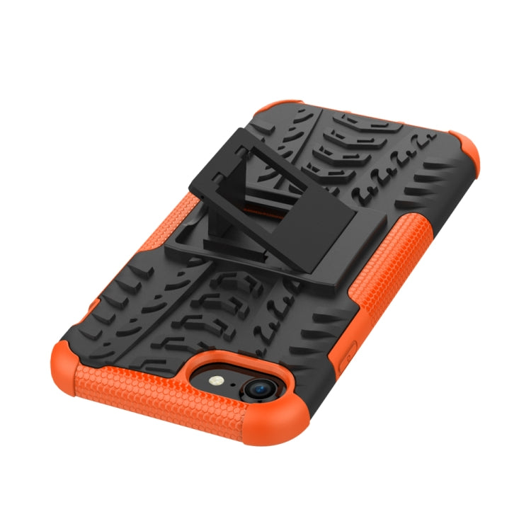 Tire Texture Shockproof TPU+PC Protective Case with Holder