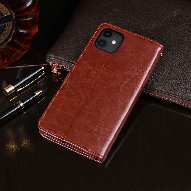 idewei Crazy Horse Texture Horizontal Flip Leather Case with Holder & Card Slots & Wallet