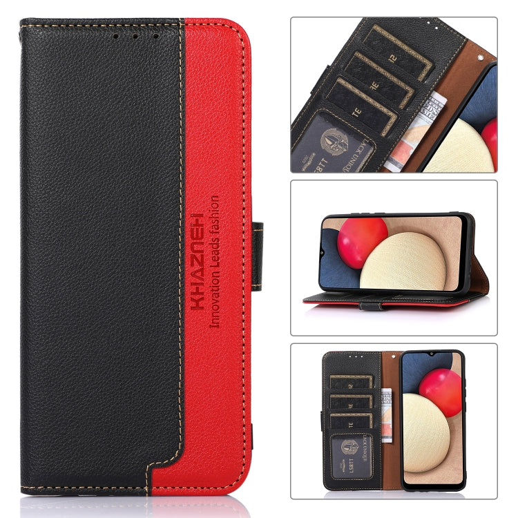 KHAZNEH Litchi Texture Leather RFID Phone Case, For Xiaomi 13T / Redmi K60 Ultra, For Xiaomi Redmi 12, For Xiaomi Redmi Note 12S 4G, For Xiaomi 13 Pro, For Xiaomi 13