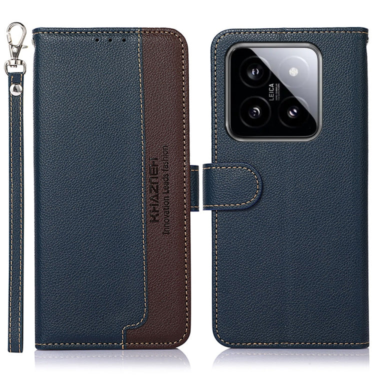 KHAZNEH Litchi Texture Leather RFID Phone Case, For Xiaomi Poco F6 / Redmi Turbo 3, For Xiaomi Poco F6 Pro, For Xiaomi Redmi K70 5G / K70 Pro 5G, For Xiaomi Redmi A3, For Xiaomi Redmi Note 13 Pro 4G / POCO M6 Pro 4G, For Xiaomi Redmi Note 13 4G        ...