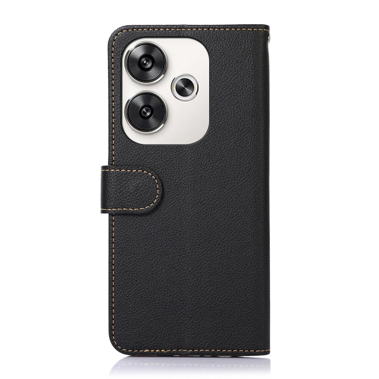 KHAZNEH Litchi Texture Leather RFID Phone Case, For Xiaomi Poco F6 / Redmi Turbo 3, For Xiaomi Poco F6 Pro, For Xiaomi Redmi K70 5G / K70 Pro 5G, For Xiaomi Redmi A3, For Xiaomi Redmi Note 13 Pro 4G / POCO M6 Pro 4G, For Xiaomi Redmi Note 13 4G        ...