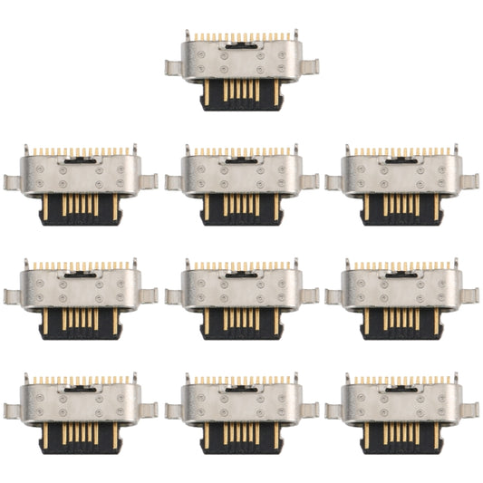 10pcs Charging Port Connector, For Motorola One Fusion+, For Motorola One Fusion, For Motorola One Zoom, For Motorola One Hyper, For Motorola One, For Motorola Moto G50, For Motorola Moto G100 /Edge S, For Motorola Moto G10 / G20 / G30 / G10 Power