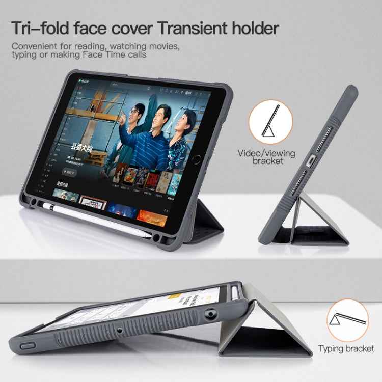 3-fold TPU Acrylic PC Smart Leather Tablet Case For iPad Pro 11 2018 / 2020 / 2021 / Air 10.9 2020 / Air 10.9 2022