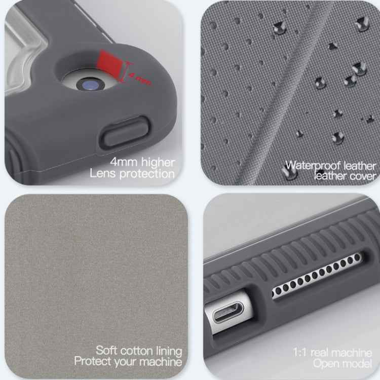 3-fold TPU Acrylic PC Smart Leather Tablet Case For iPad Pro 11 2018 / 2020 / 2021 / Air 10.9 2020 / Air 10.9 2022