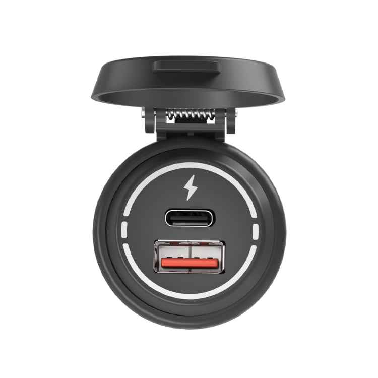 ZH-1786A2 QC3.0 USB-A + Type-C Dual Interface Car Charger, Cable Length: 60cm
