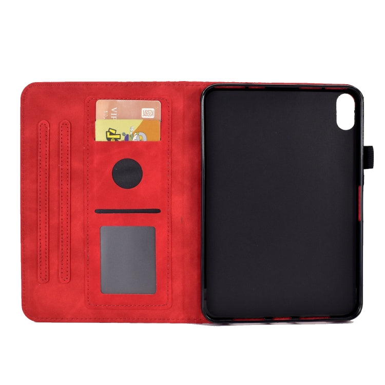 Rhombus Embossed Leather Smart Tablet Case