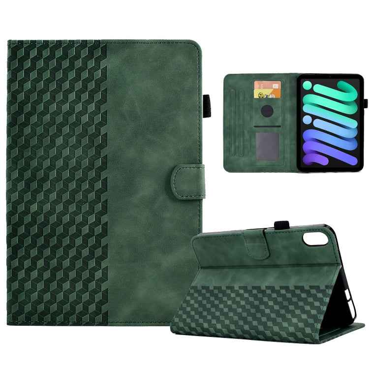 Rhombus Embossed Leather Smart Tablet Case