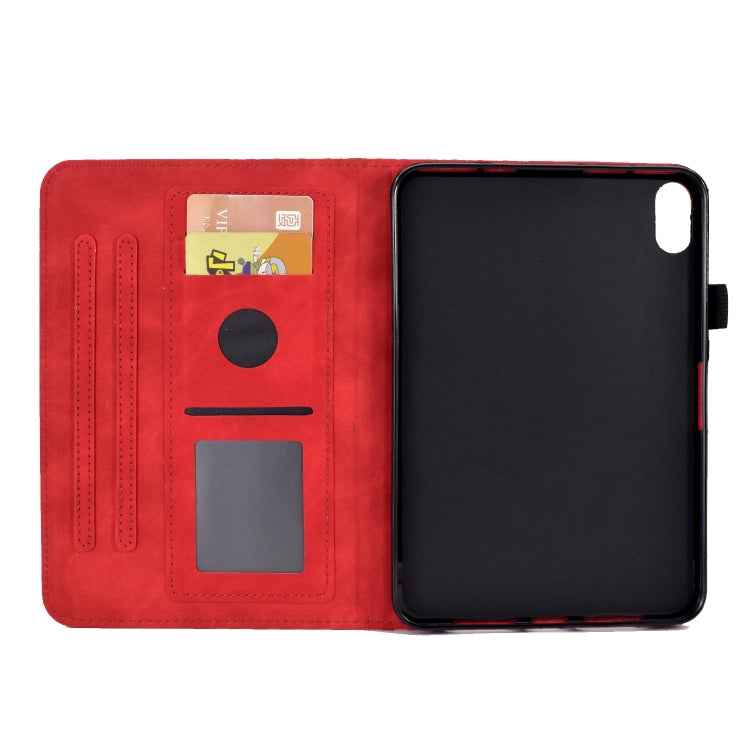For iPad 10th Gen 10.9 2022 Rhombus Embossed Leather Smart Tablet Case