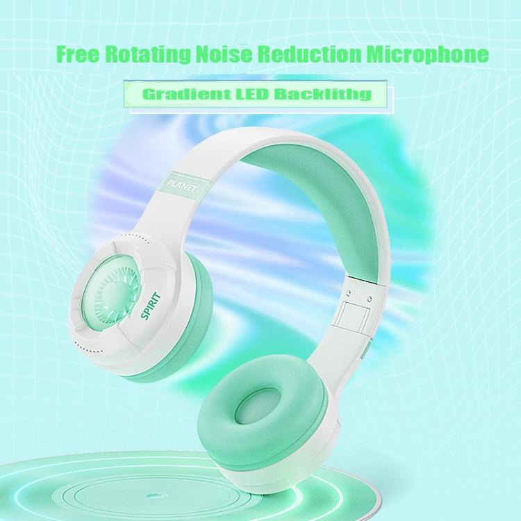KE25 RGB Light Wireless Stereo Music Bluetooth Headset