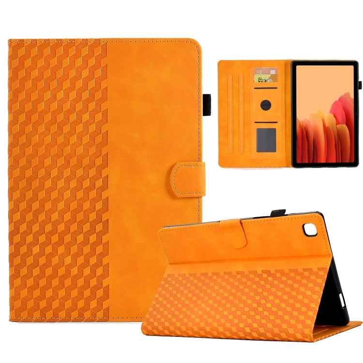 For Samsung Galaxy Tab A7 T500 / T505 2020 Rhombus Embossed Leather Smart Tablet Case