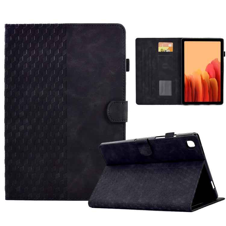 For Samsung Galaxy Tab A7 T500 / T505 2020 Rhombus Embossed Leather Smart Tablet Case