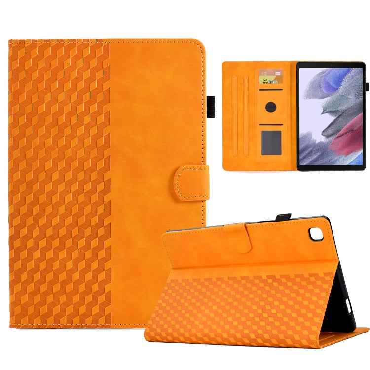 For Samsung Galaxy Tab A7 Lite T220 / T225 Rhombus Embossed Leather Tablet Case