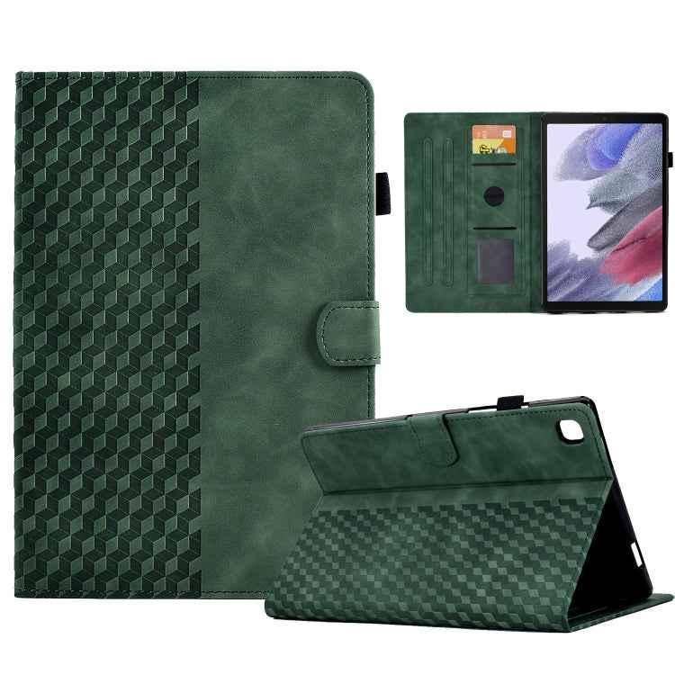 For Samsung Galaxy Tab A7 Lite T220 / T225 Rhombus Embossed Leather Tablet Case