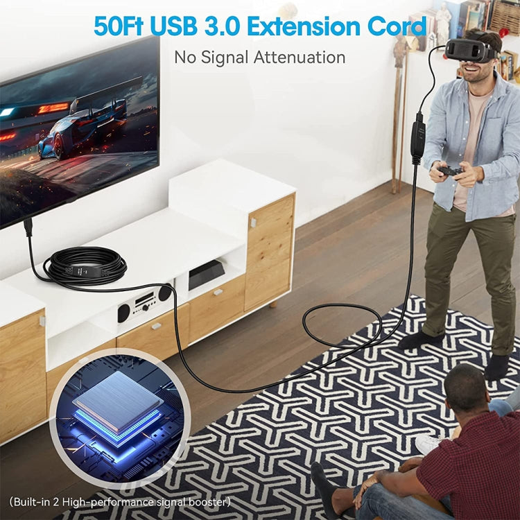 USB 3.0 Male to Female Data Sync Super Speed Extension Cable, Length:10m, 10m