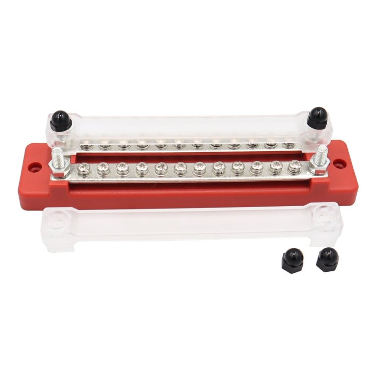 CP-3111 1 Pair 150A 12-48V RV Yacht Double-row 12-way Busbar, CP-3111