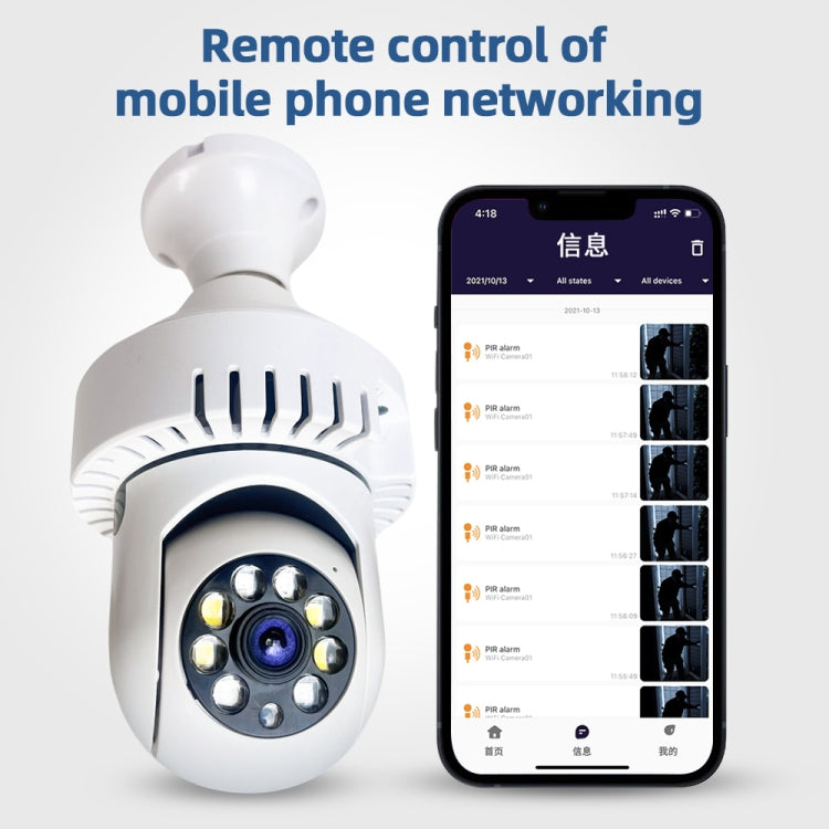Cámara WiFi con alarma de humo DP36 1080P, compatible con visión nocturna por infrarrojos, detección de movimiento y voz bidireccional.
