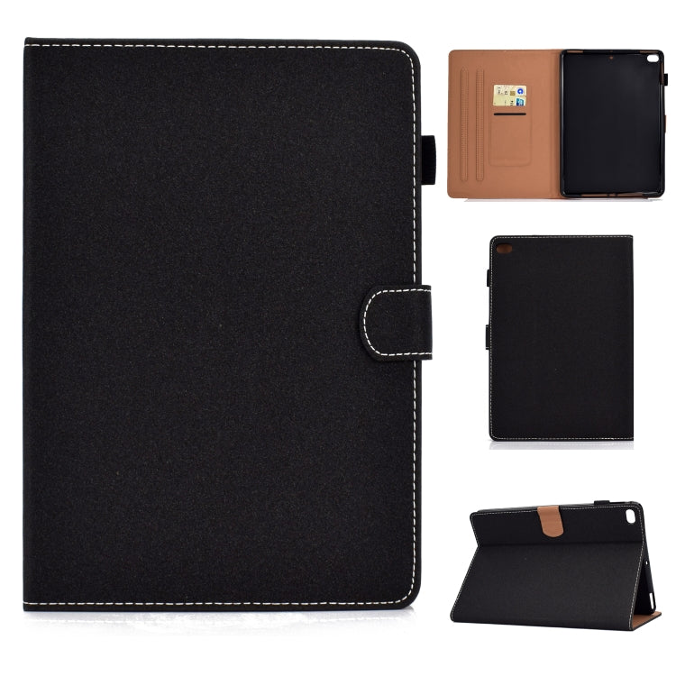 Solid Color Tablet PC Universal Magnetic Horizontal Flip Leather Case with Card Slots & Holder, For iPad Air / iPad Air 2 / iPad 9.7 (2018 & 2017)